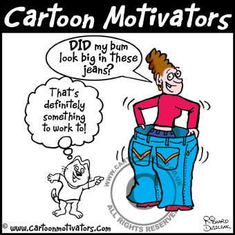 Cartoon on SLIMMING and some motivational quotes! | Cartoon Motivators Blog