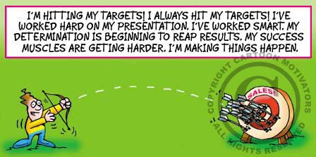HitTarget Cartoon Motivator - Hit my Target!