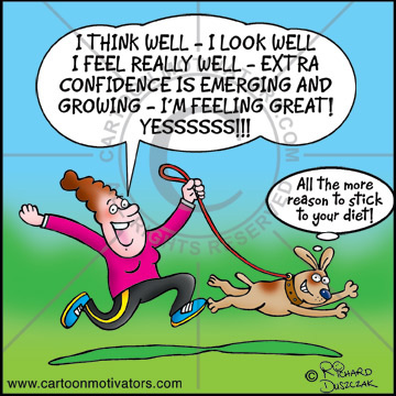 FeelGreat I feel great - cartoon.