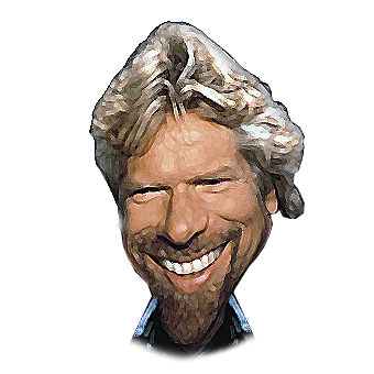RichardBransonCartoon An inspirational quote by Richard Branson